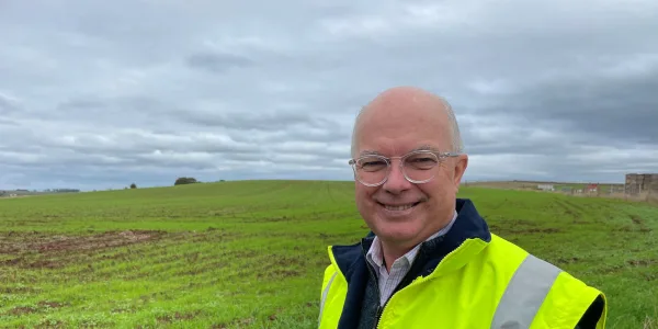 Tasmanian Irrigation CEO Andrew Kneebone resized